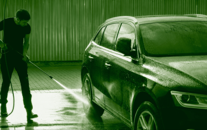 Daily Car Cleaning Service at Home